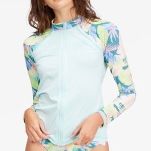 Billabong Core Long Sleeve Zip-Up Rashguard